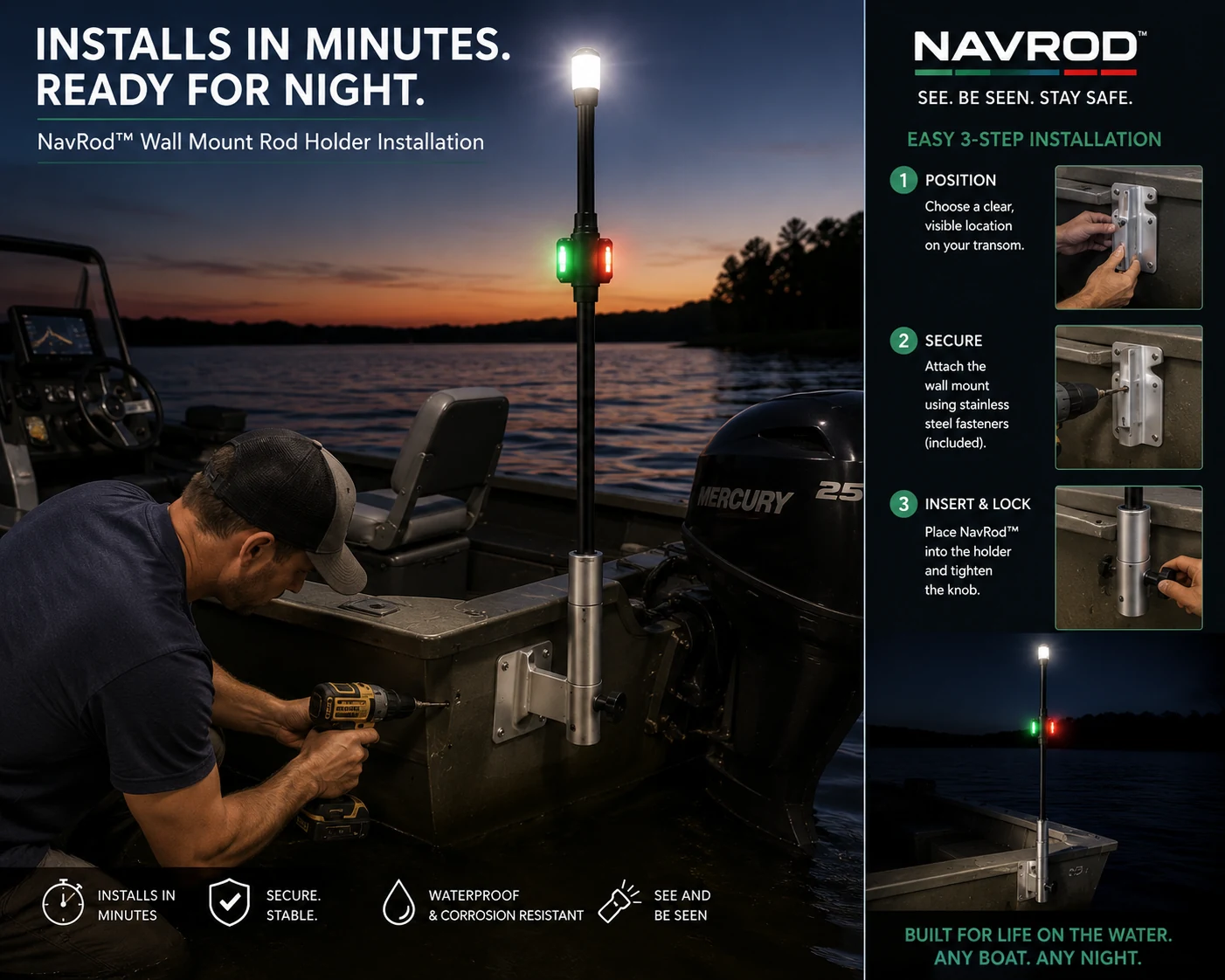 NavRod installation steps
